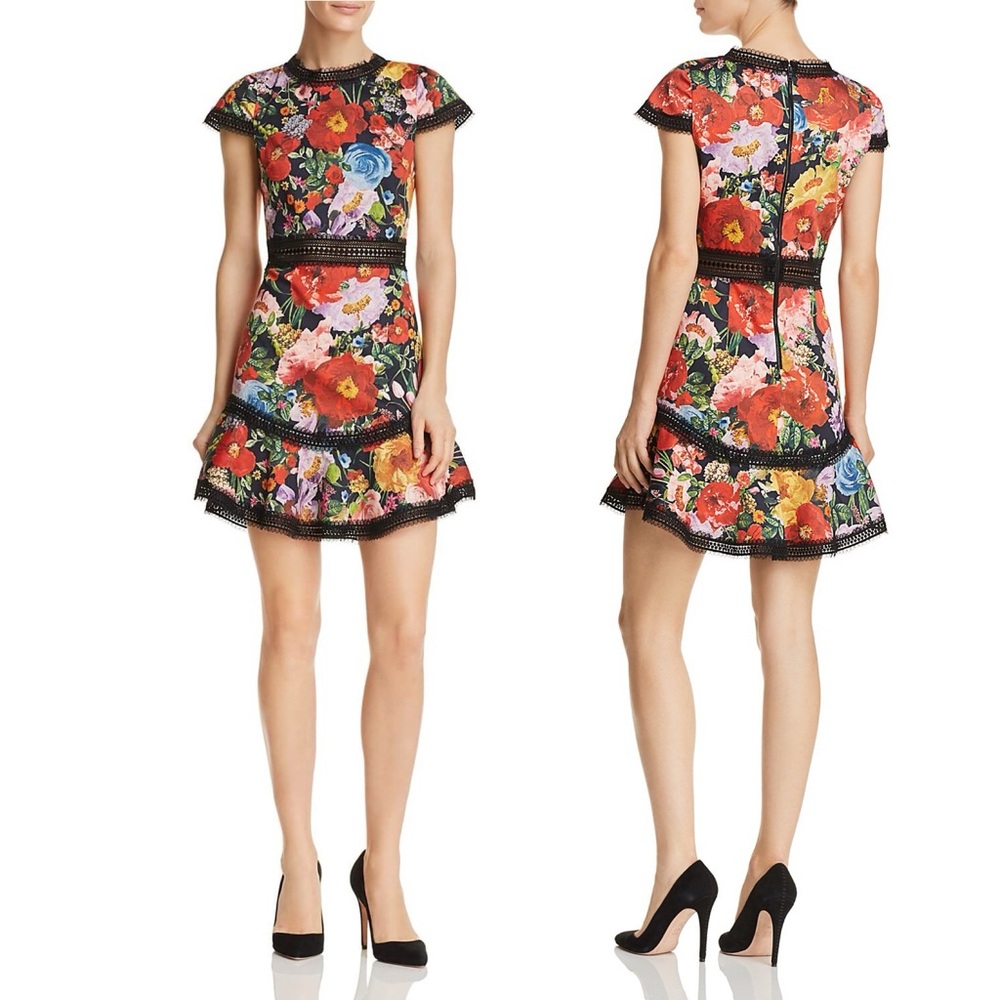 Alice + Olivia Floral Multicolor Dress